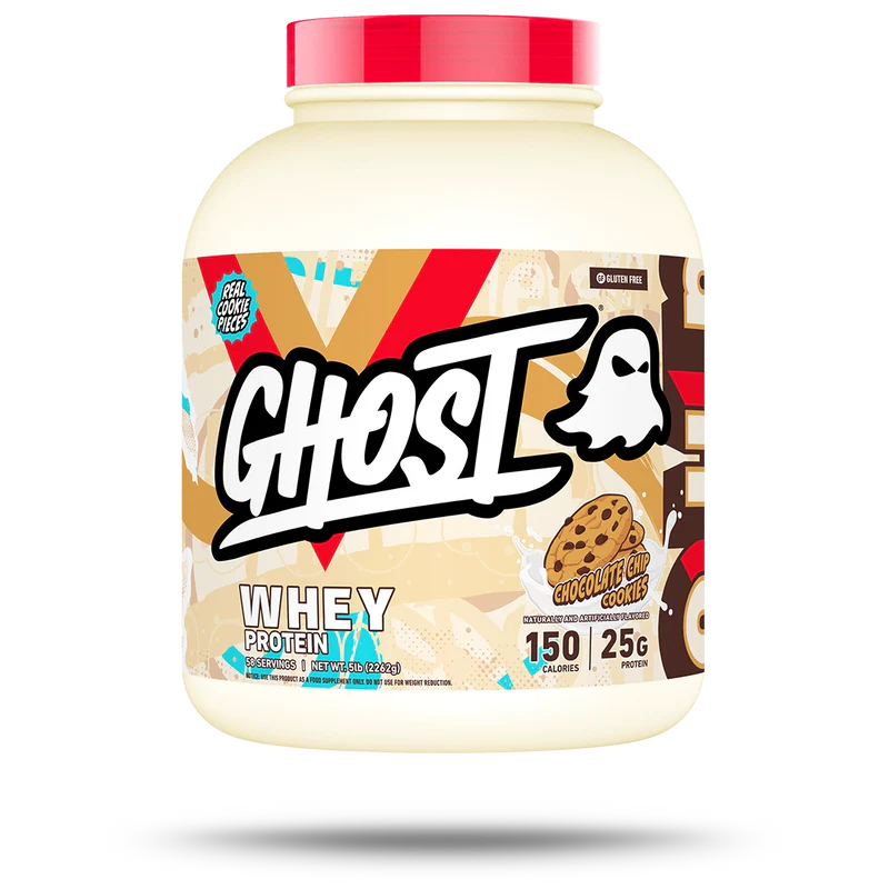 Proteina Ghost Whey 5Lbs Chocolate chips cookies