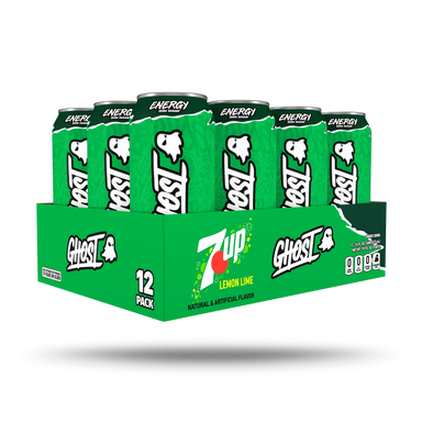 Ghost Energy Drink 12 Pack Seven Up Lemon Lime