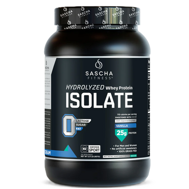 Sascha Fitness Proteina Isolate 2 Lbs 28 Servicios vainilla