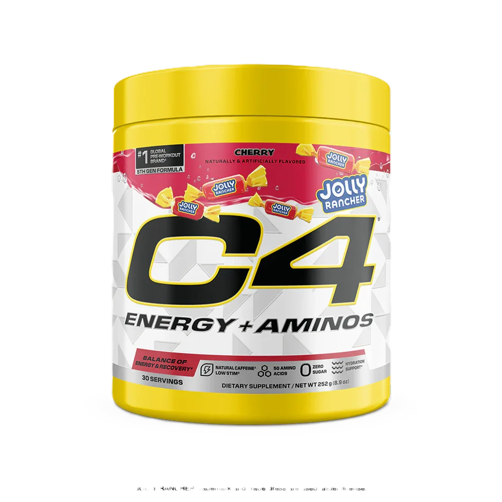 Cellucor C4 Energy + Aminos Jolly Rancher 30 servicios Cherry Portada