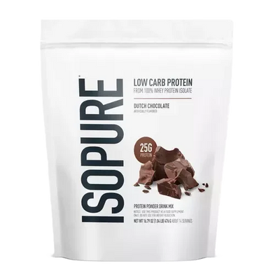 Isopure Proteina Low Carbs 1 Lbs 14 servicios Chocolate