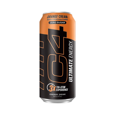 Cellucor C4 Ultimate Energy Drink 16oz 12 pack orange cream