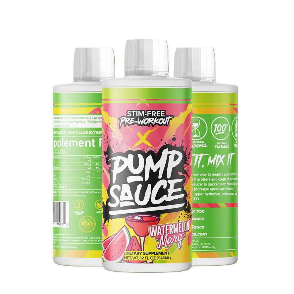 Pump Sauce Stim-Free Pre Entreno 32 servicios pink watermelon margarita