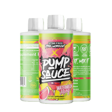 Pump Sauce Stim-Free Pre Entreno 32 servicios pink watermelon margarita