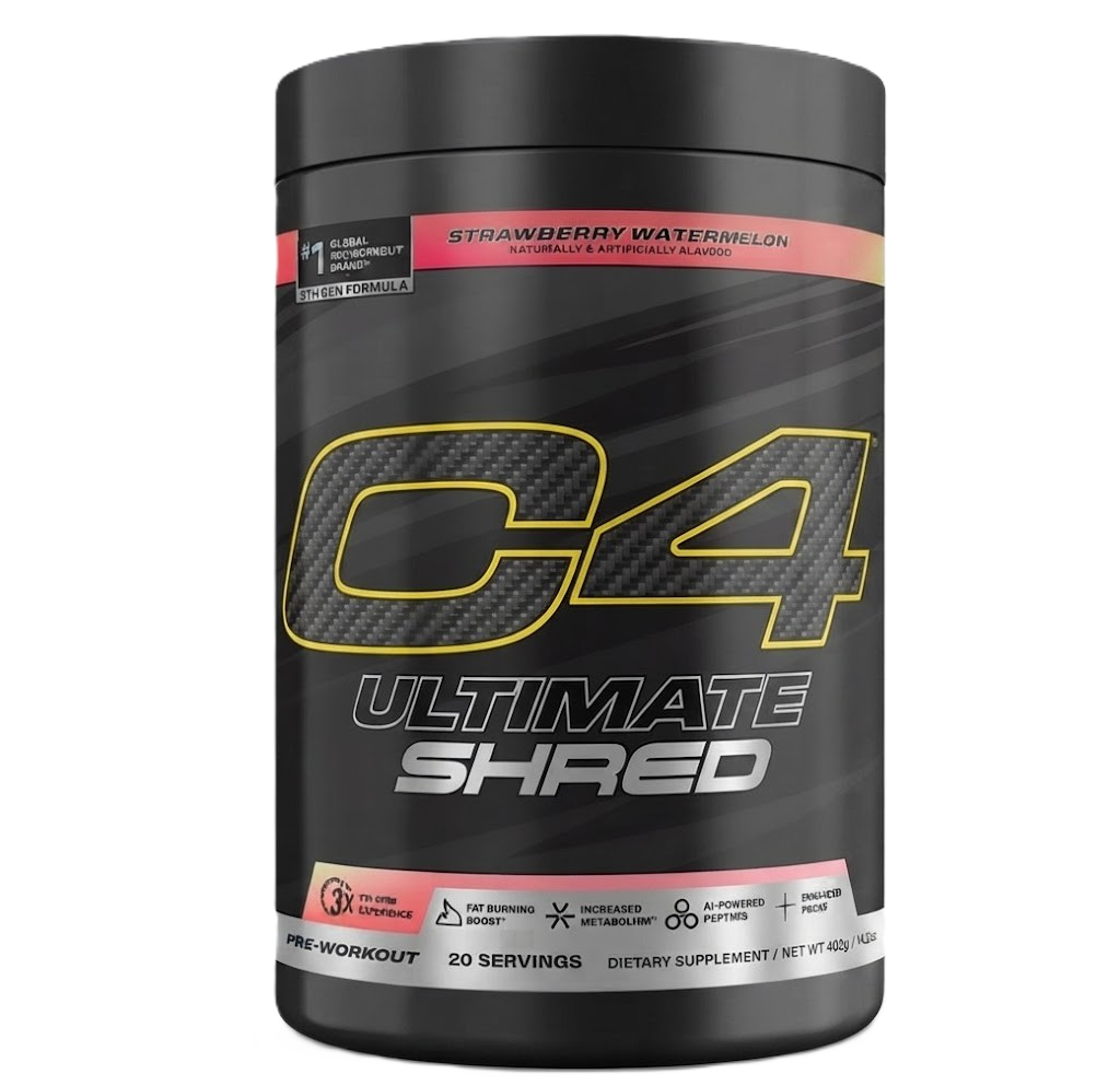 Cellucor C4 Ultimate Shred 20 servicios / 350gr Pre Entreno fresa sandia