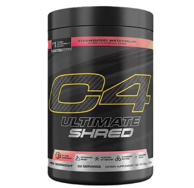 Cellucor C4 Ultimate Shred 20 servicios / 350gr Pre Entreno fresa sandia