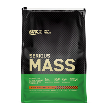 Optimum Nutrition Serious Mass 12 Libras Chocolate Peanut Butter