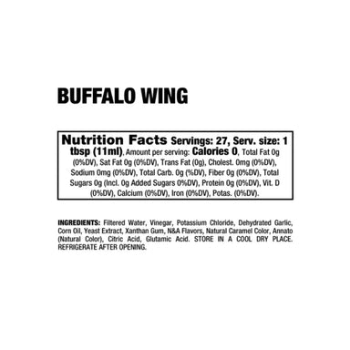Dragon Dip Buffalo Wing 300mg Informacion nutricional 2