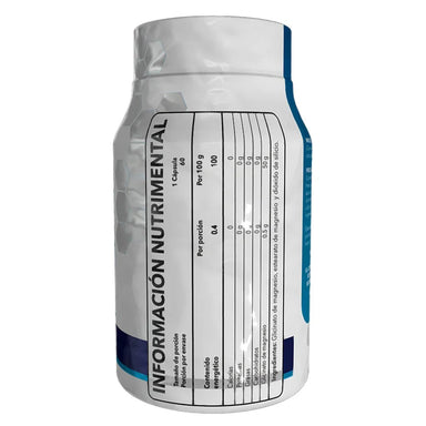 Essentials GLYGMAG Glicinato de Magnesio 60 Capsulas informacion nutricional