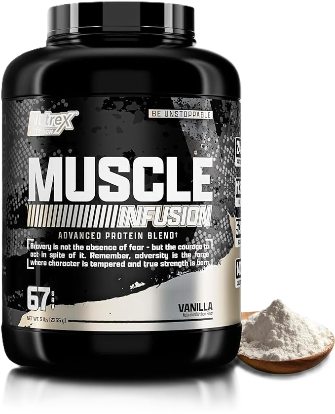 Nutrex Proteina Muscle Infusion Black 5 Lbs 60 Servicios Vainilla
