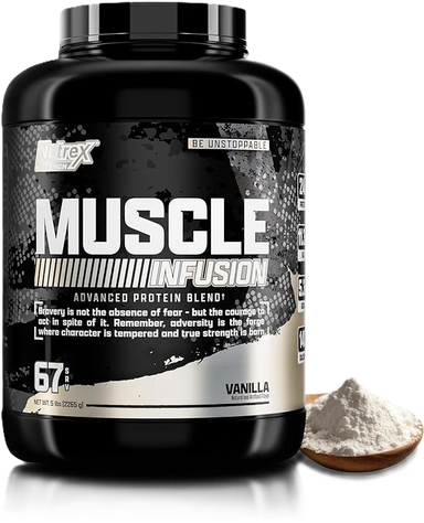 Nutrex Proteina Muscle Infusion Black 5 Lbs 60 Servicios Vainilla