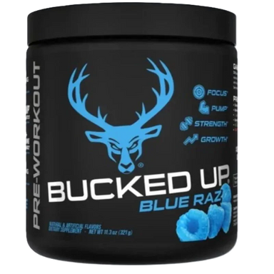 Bucked Up Pre Entreno Woke Af 30 Servicios Blue Razz