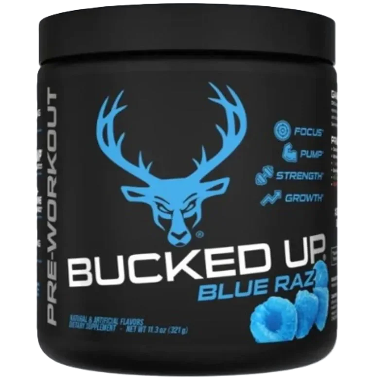 Bucked Up Pre Entreno Woke Af 30 Servicios Blue Razz