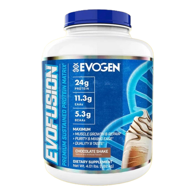 Evogen Evofusion 4.6 Lbs 60 Servicios Chocolate Shake Proteina chocolate