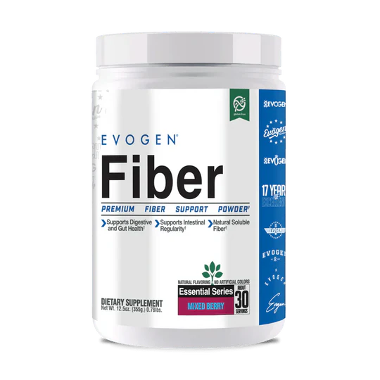 Evogen Fiber Polvo de Fibra Premium 30 Servicios Mixed Berry