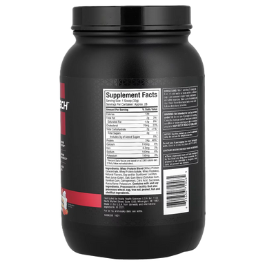 Muscletech Nitrotech 100% Whey Gold 2 Lbs 28 Serv Proteina informacion nutricional