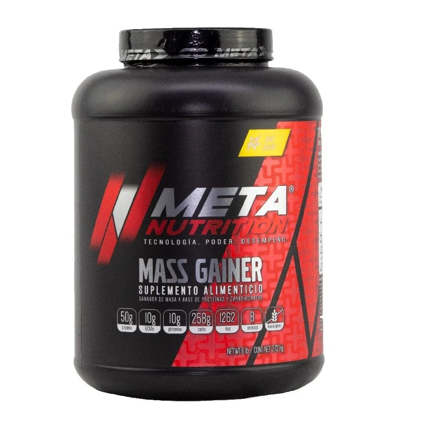 Meta Nutrition Proteina Meta Mass 6 Lbs vainilla