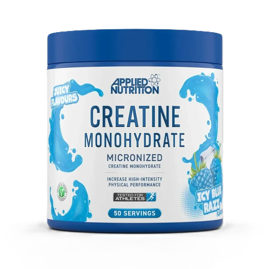 Applied Nutrition Creatina Monohidratada 250gr 50 srv Icy Blue Razz Portada