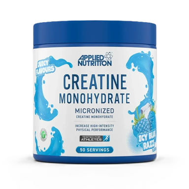 Applied Nutrition Creatina Monohidratada 250gr 50 srv Icy Blue Razz Portada
