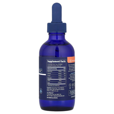 Trace Minerals Keto Electrolyteo 118 Ml Informacion nutricional