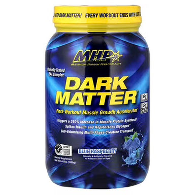 MHP Dark Matter Post Workout 3.44 Lbs Blue Raspberry Portada