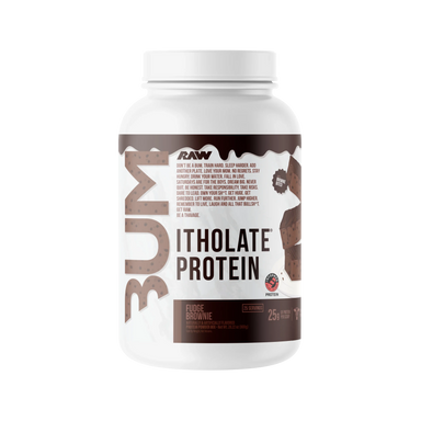 Raw Nutrition Proteina Bum Itholate Protein 1.9 Lbs 25 Servicios fudge brownie