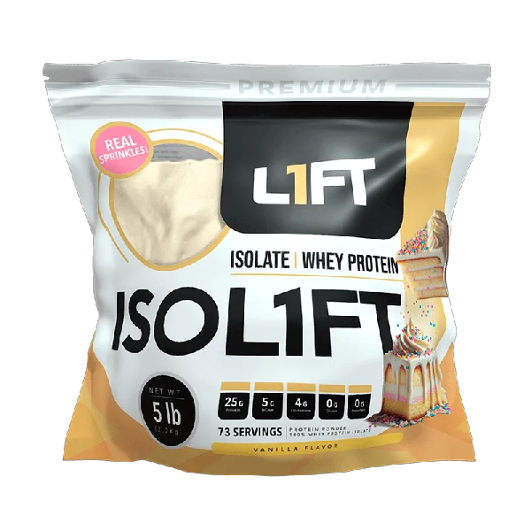 L1ft Proteina Isol1ft 5Lbs 73 Servicios Sabor Birthday Vanilla Cake