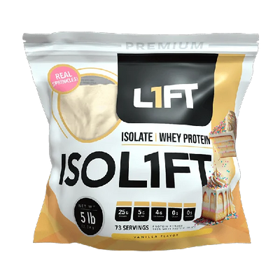 L1ft Proteina Isol1ft 5Lbs 73 Servicios Sabor Birthday Vanilla Cake