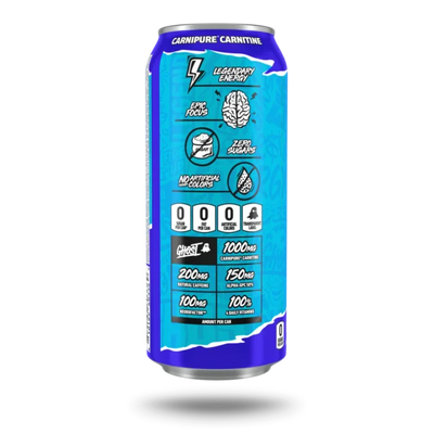 Ghost Energy Drink 16Oz 12 Pack Blue Raspberry Portada 2