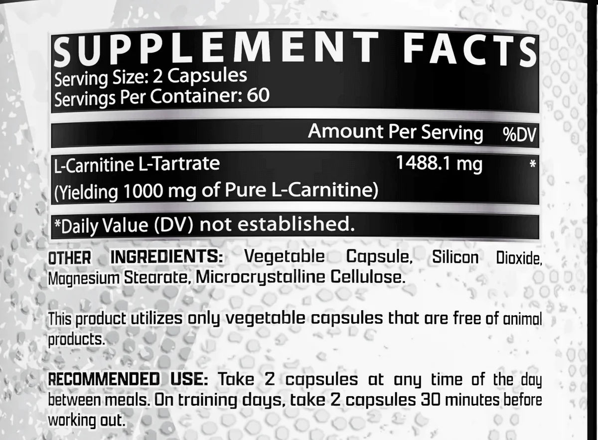 Nutrex Lipo 6 Carnitina 120 Cápsulas informacion nutricionaql