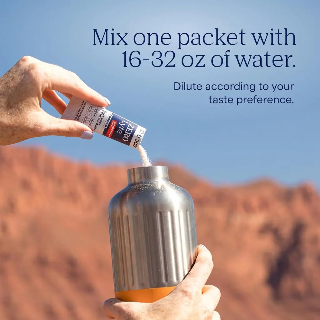Trace Minerals ZeroLyte Bebida en Polvo de Electrolitos sabor Sandia Salada portada 3