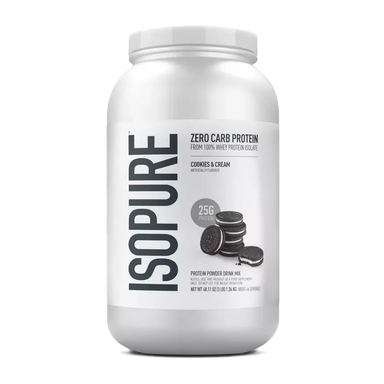 Isopure Proteina Zero Carb 3 Lbs 44 servicios cookies & cream