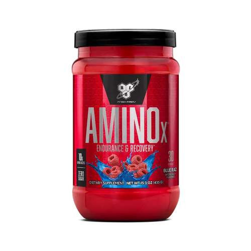 BSN Amino X 30 Servicios. Aminoácidos mora azul
