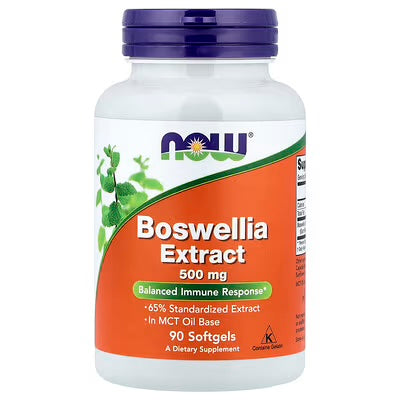 Now Foods Boswellia Extract 500 Mg 90 Softgels