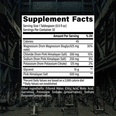 Raw Glicerol Liquido Sin Sabor 473ml 32 Serv Informacion Nutricional