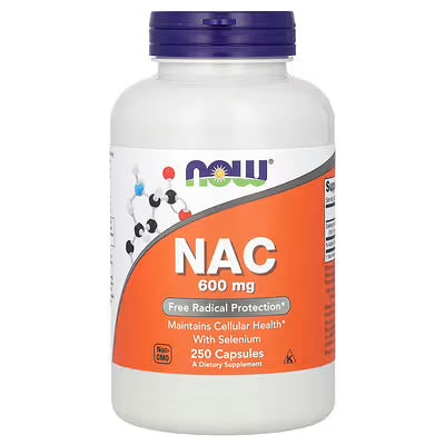 Now Foods NAC 600MG 250 VEG CAP