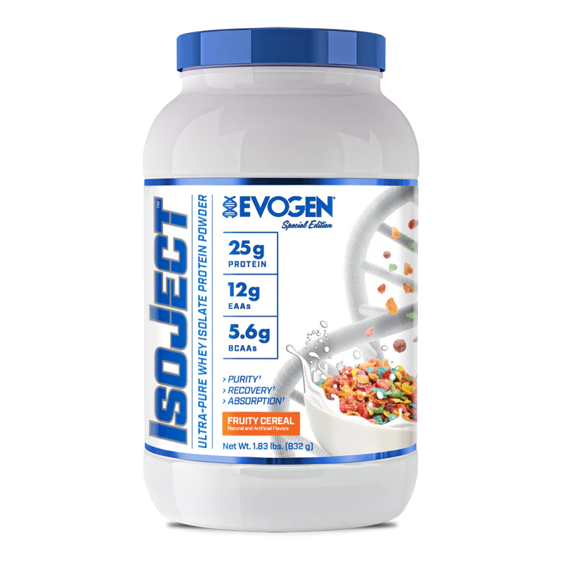 Evogen Proteina Isoject 2 lbs 28 Servicios fruity cereal