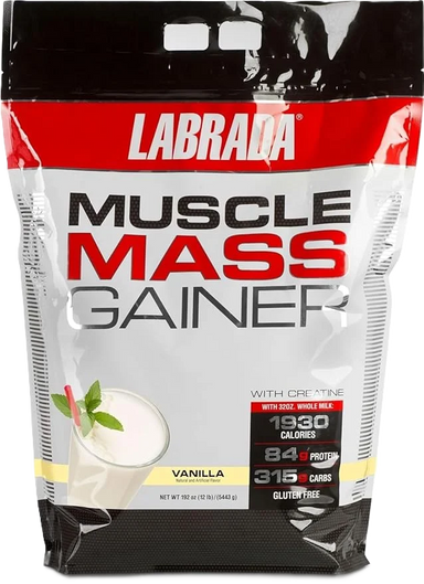 Labrada Proteina Muscle Mass Gainer 12 Lbs vainilla}