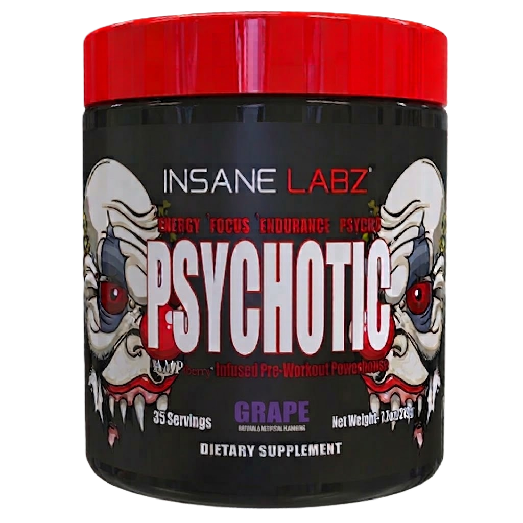 Insane Labz Psychotic Blend Pre Entreno 35 Servicios uva