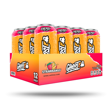 Ghost Energy Drink 16Oz 12 Pack strawbango
