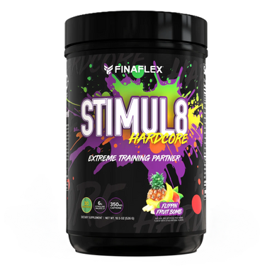 Finaflex Stimul8 Hardcore EX 30 Servicios Pre entreno Flippin fruit bomb