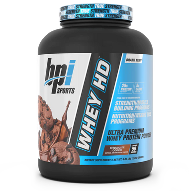 BPI Sports Proteina Whey HD 4.5 Lbs 50 Servicios chocolate cookie