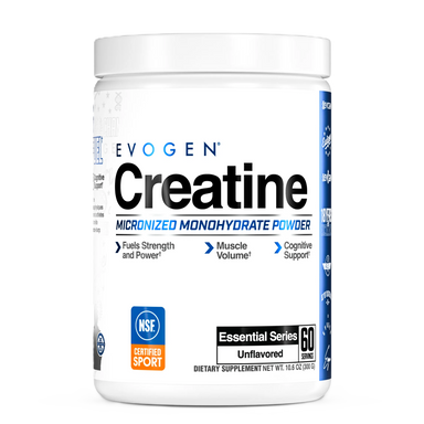 Evogen Creatina 300gr 60 Servicios informacion portada