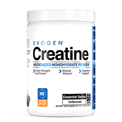 Evogen Creatina 300gr 60 Servicios informacion portada