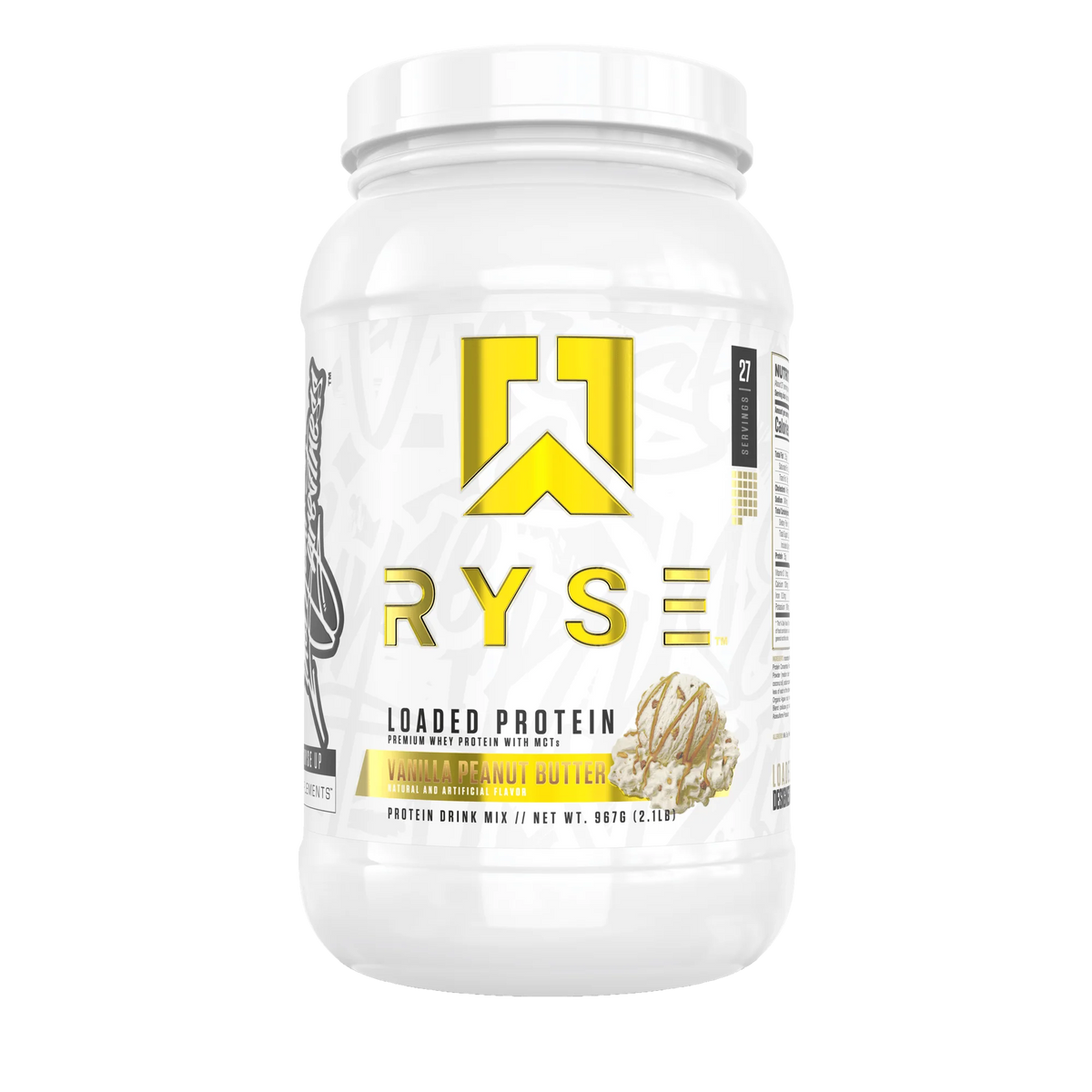 Ryse Proteina 2 Lbs 27 Servicios vanilla peanut butter