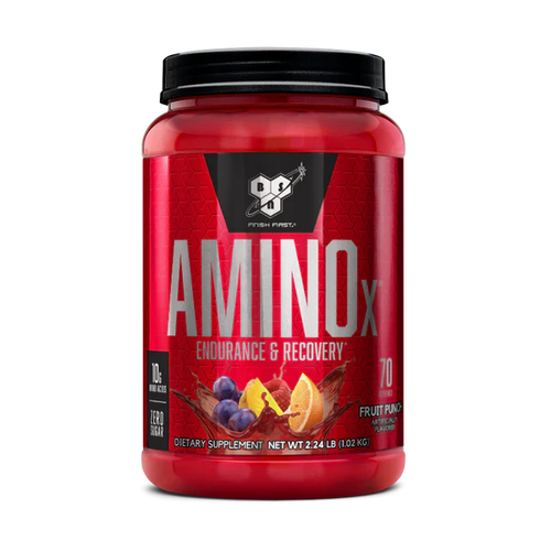 BSN Amino X 70 Servicios. Aminoácidos ponche de frutas