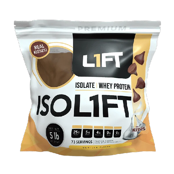 L1ft Proteina Isol1ft 5Lbs 73 Servicios Sabor Vainilla & Chocolate Kisses