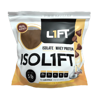 L1ft Proteina Isol1ft 5Lbs 73 Servicios Sabor Vainilla & Chocolate Kisses