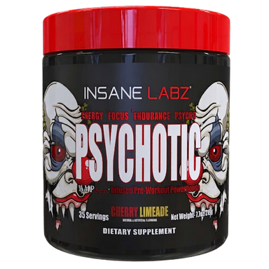 Insane Labz Psychotic Blend Pre Entreno 35 Servicios cherry limeade
