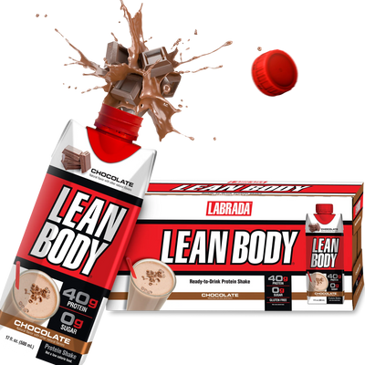 Labrada Lean Body Proteina Shake 12 Pack Chocolate Portada